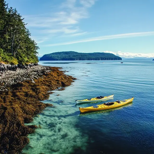 Kayaking Denman and Hornby Islands